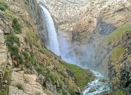 آبشار سبز کوه - کرودیکن(آبشار دودی)