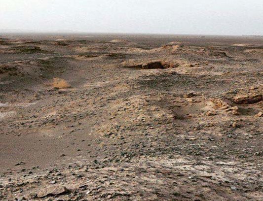 تل آتشین دارستان بم