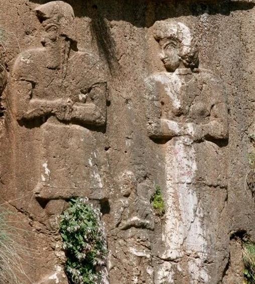 سنگنگاره اشکفت سلمان(نیایشگاه تاریشا)